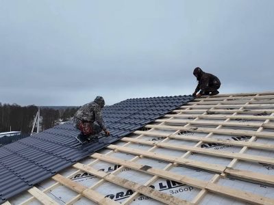 Утепление крыши, монтаж кровли в Куровском
